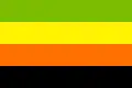 First aromantic flag, before February 2014