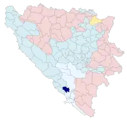 Location of Čitluk