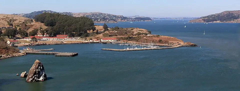 Fort Baker on San Francisco Bay, just east of the Golden Gate