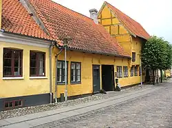 Old houses on Kirkestræde (Church Street) in Køge