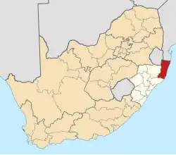 uMkhanyakude District within South Africa
