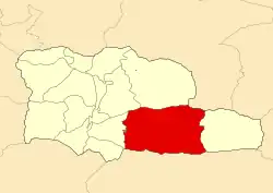 Location of Turón (Mieres)