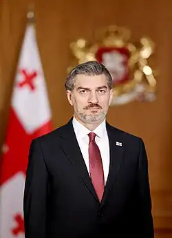 Official portrait of Kavelashvili