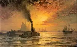 Edward Moran, New York Harbor