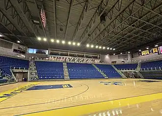 Stands at the Townsley Law Arena