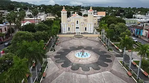 View of the town square